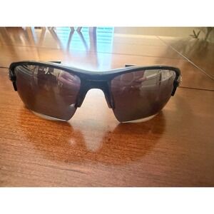 Oakley Flak 2.0 XL Sunglasses OO9188-7259 Matte Black Prizm Black Lens w/case.